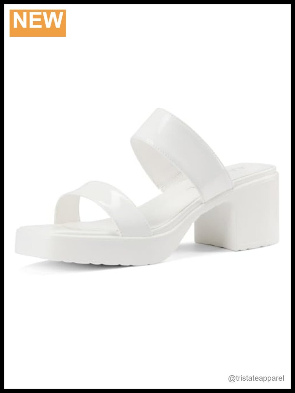 Womens Faux Leather Platform Wedge Mule Sandals Slip-On Open Toe Block Heel